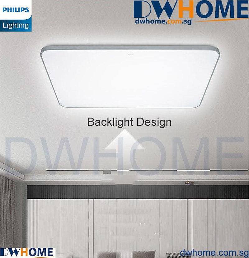 Philips LED CL702 Ceiling Light Tunable Light With AIO Remote Control Simple Design Modern Atmosphere Ultra-Thin-DWHOME