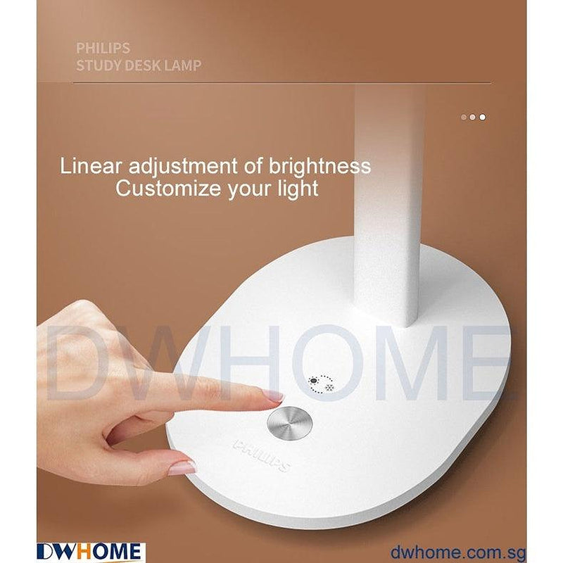 Philips LED Table Lamp Dimmable Tunable Foldable Arm White Desk lamp study Children School EyeComfort-DWHOME