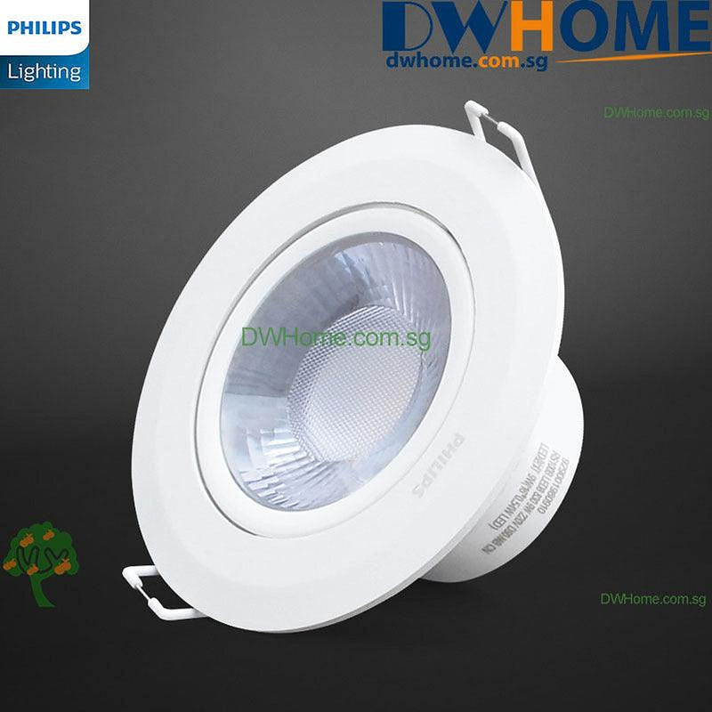 Philips RS100B 6W Round LED Recessed Spotlight 3000K/4000K Local Seller One year warranty-DWHOME