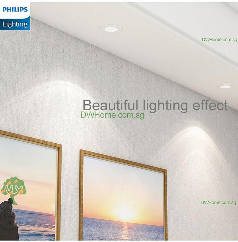 Philips RS100B 6W Round LED Recessed Spotlight 3000K/4000K Local Seller One year warranty-DWHOME