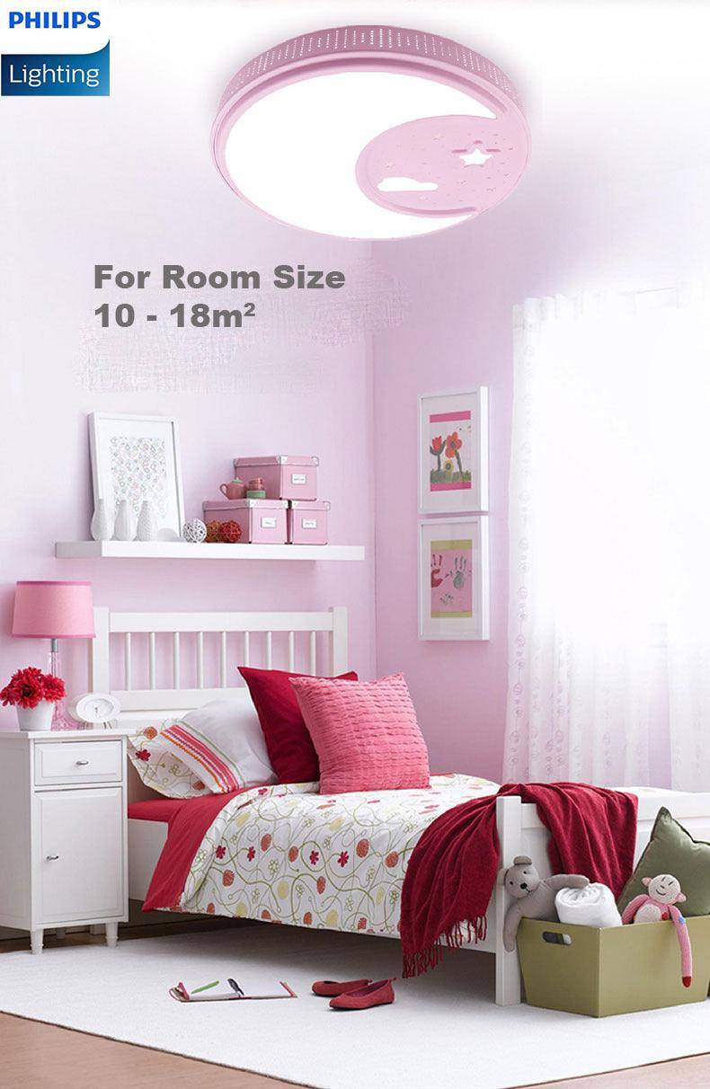 Philips LED CL551/552 Ceiling Light Children Cartoon Blue Car Pink Moon Shape Tunable Light Color Four Lighting Modes-DWHOME