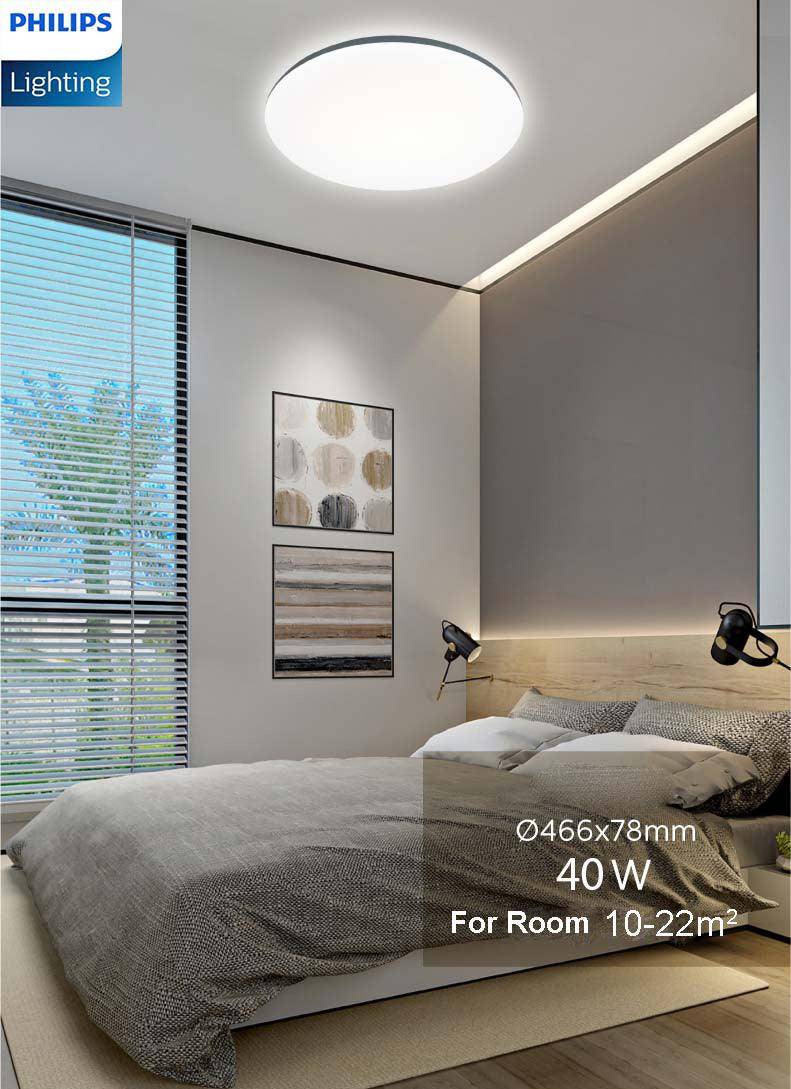 Philips LED CL828 Round Ceiling Light Tunable Light With AIO Remote Control Simple Nordic Design Modern-DWHOME