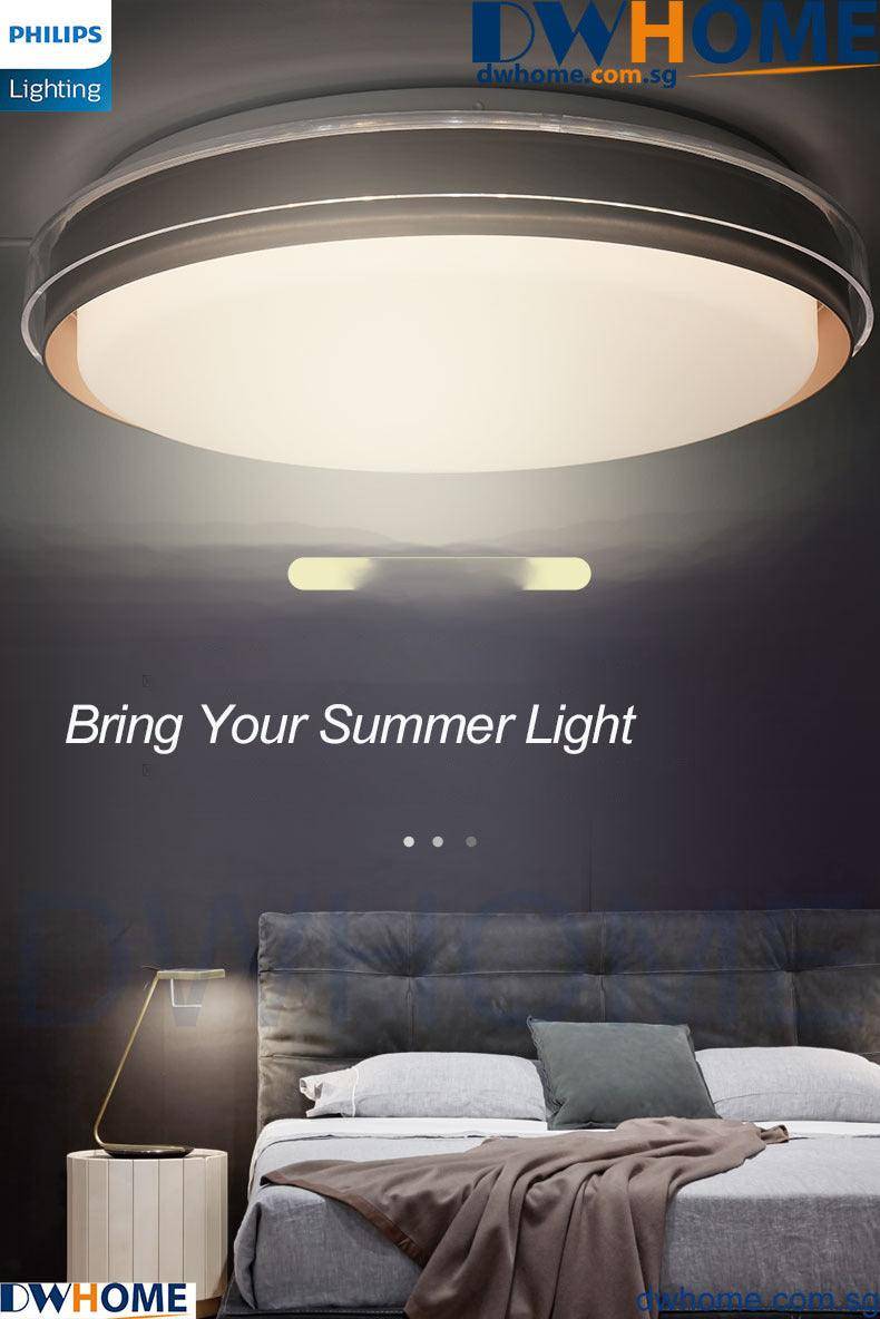 Philips LED Ceiling Light 24W CL519 Tunable Three Light Settings Scene Switch Gold Auto Memory-DWHOME