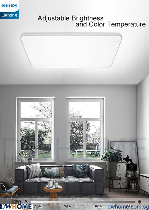 Philips LED CL702 Ceiling Light Tunable Light With AIO Remote Control Simple Design Modern Atmosphere Ultra-Thin.