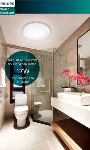 PHILIPS 10W/17W LED Ceiling Light Water Resistance IP44 Certified Round-DWHOME