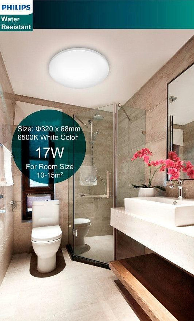PHILIPS 10W/17W LED Ceiling Light Water Resistance IP44 Certified Round-DWHOME