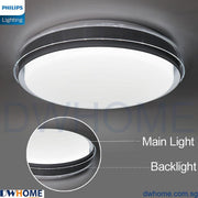 Philips LED Ceiling Light 24W CL519 Tunable Three Light Settings Scene Switch Gold Auto Memory-DWHOME