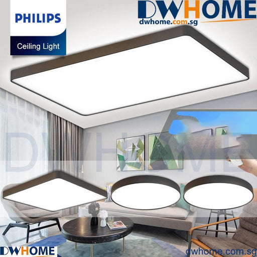 Philips LED CL867 Ceiling Light Round Square Rectangle Tunable Light With Simple Nordic Design Modern Atmosphere.