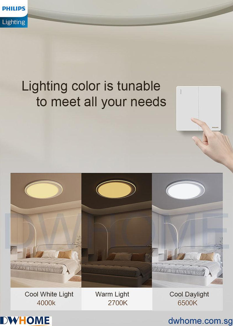 Philips LED CL875 Ceiling Light Tunable Light Simple Design Modern-DWHOME