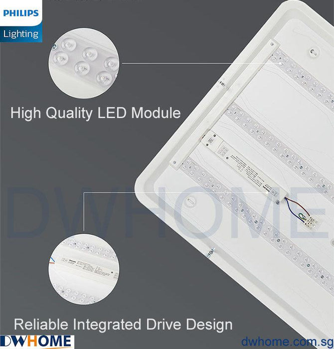 Philips LED CL702 Ceiling Light Tunable Light With AIO Remote Control Simple Design Modern Atmosphere Ultra-Thin.