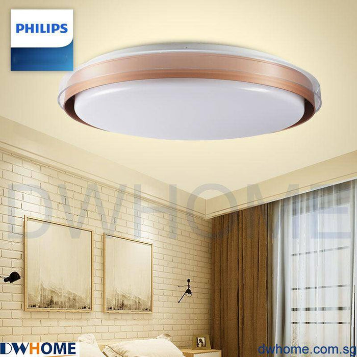 Philips LED Ceiling Light 24W CL519 Tunable Three Light Settings Scene Switch Gold Auto Memory.