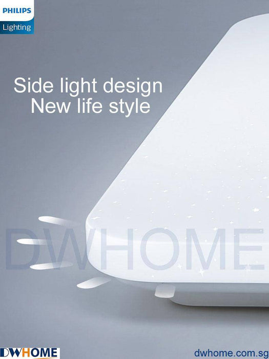 Philips LED CL830 Ceiling Light Round Rectangle Tunable Light With Simple Nordic Design Modern Atmosphere.