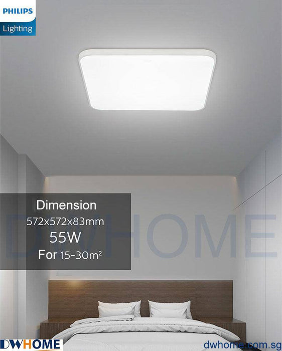 Philips LED CL702 Ceiling Light Tunable Light With AIO Remote Control Simple Design Modern Atmosphere Ultra-Thin.