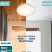 PHILIPS 10W/17W LED Ceiling Light Water Resistance IP44 Certified Round-DWHOME