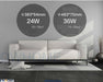 Philips CL514 LED Tunable Ceiling Light Silver Brown Edge 24W/36W Warm - Warm White - Cool Daylight-DWHOME
