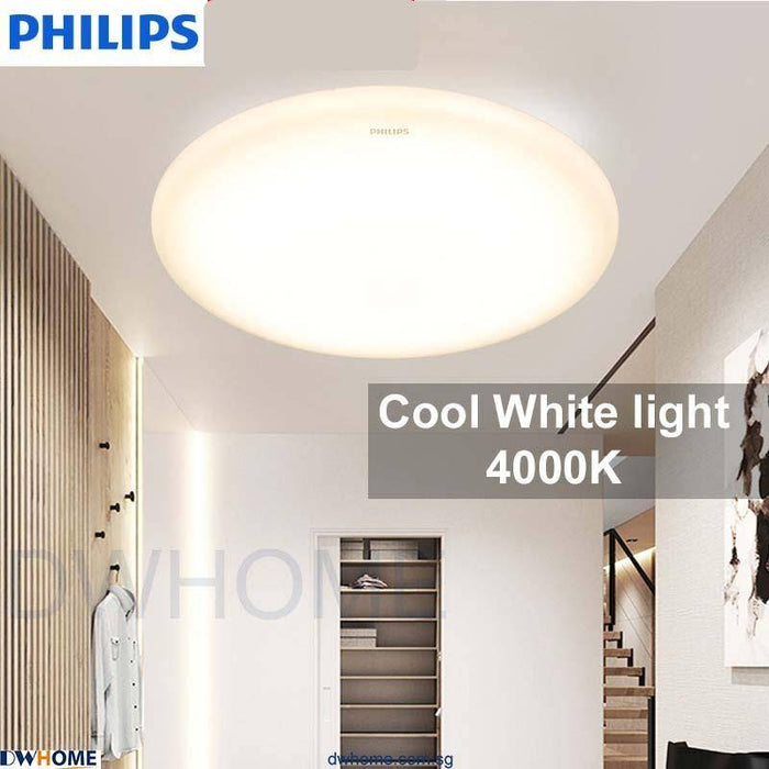 PHILIPS LED Ceiling Light CL200 Series Round, Cool White light/Cool Daylight, 6W/10W/17W/24W.