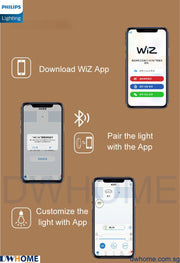 Philips Smart Wi-Fi LED 36W CL921 Tunable and Dimmable Light Ceiling Light with Remote Control-DWHOME