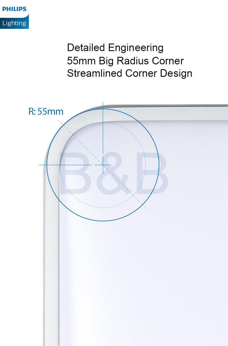 Philips LED 55W CL828 Ceiling Light Square Tunable Light With Remote Control Simple Nordic Design Night Light Mode-DWHOME
