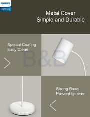 Philips Floor Lamp Tunable Yellow White Bulb E27 Connection Long Lighting Time Home Use Reading Living Room-DWHOME