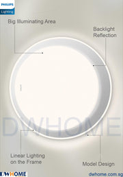 Philips LED CL875 Ceiling Light Tunable Light Simple Design Modern-DWHOME