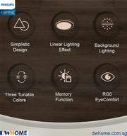 Philips LED CL875 Ceiling Light Tunable Light Simple Design Modern-DWHOME