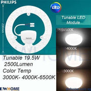 Philips LED Ceiling Lamp Module Only Circle Shape Energy-Saving Lamp-DWHOME