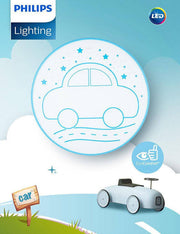 Philips LED CL551/552 Ceiling Light Children Cartoon Blue Car Pink Moon Shape Tunable Light Color Four Lighting Modes-DWHOME